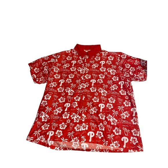 Chevrolet Other - RARE Philadelphia Phillies Chevrolet Men's Button Down Hawaiian Shirt XL Extra L
